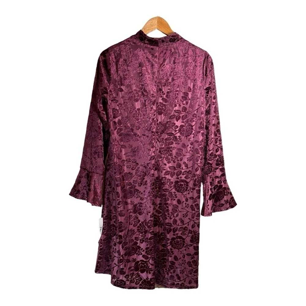 London Times Velvet Burnout Dress NWT - Picture 5 of 7